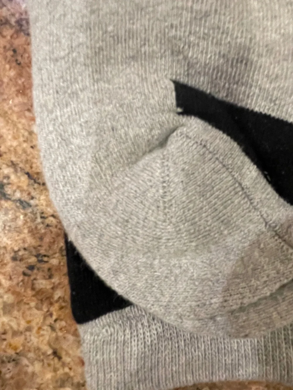 NEW! Men's Black High Tide Stripe Heather Grey Crew Socks. Size 9-13